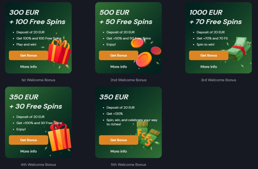 Slotozen welcome bonus